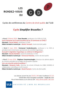 Simplifier Bruxelles _ 2016 (affiche)
